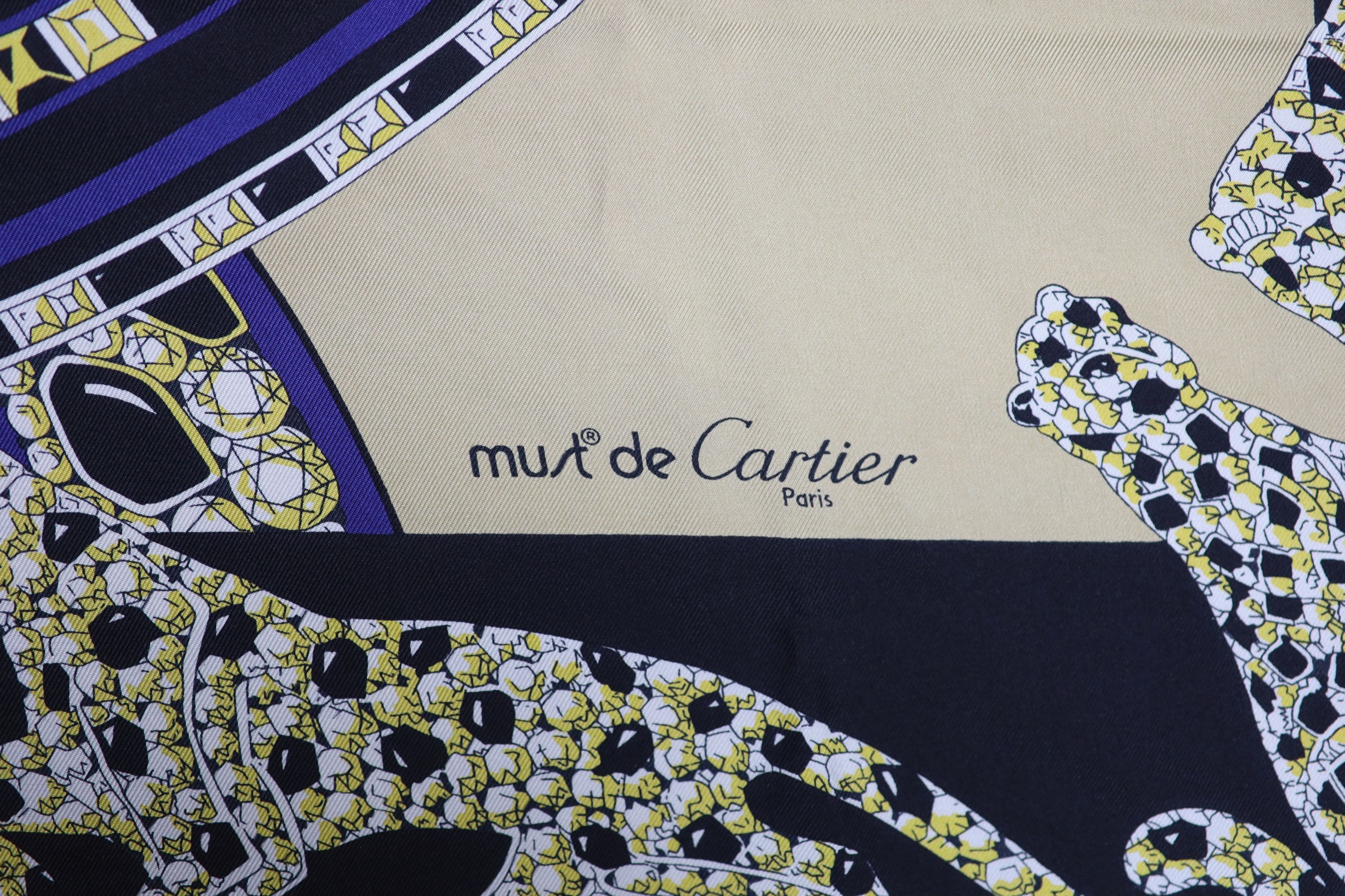 A Cartier silk scarf